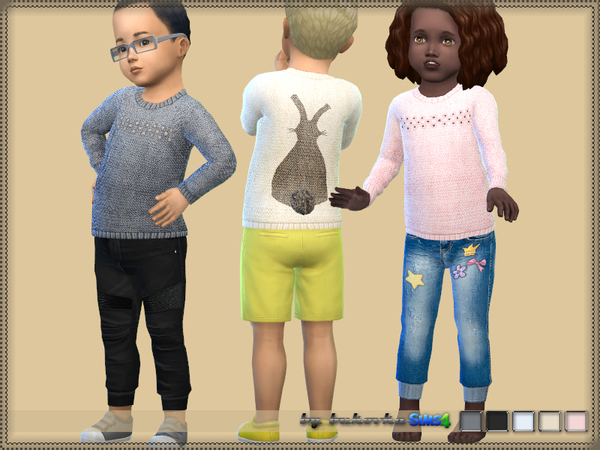 Sims 4 Sweater Bunny by bukovka at TSR
