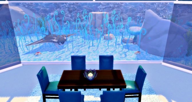 Sims 4 Aquarius Restaurant at Lily Sims