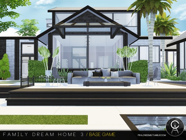 Sims 4 Family Dream Home 3 by Pralinesims at TSR
