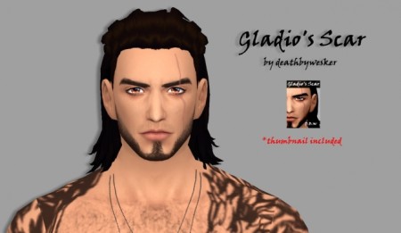 Gladio’s Scar by deathbywesker at SimsWorkshop