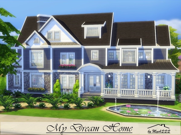Sims 4 My Dream Home by MychQQQ at TSR