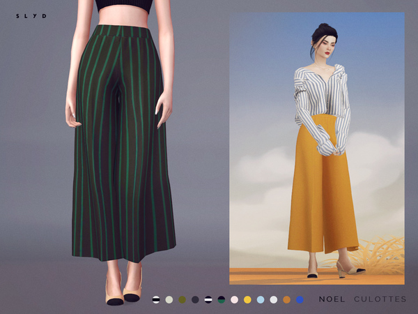 Sims 4 Noel Culottes by SLYD at TSR