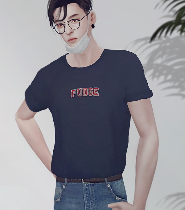 Sims 4 Roll up t shirts + fitted jeans at KK’s Sims4 – ooobsooo