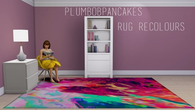 Sims 4 Rug Recolours by Plumbobpancakes at SimsWorkshop