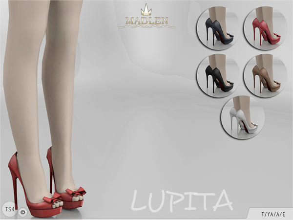 Sims 4 Madlen Lupita Shoes by MJ95 at TSR