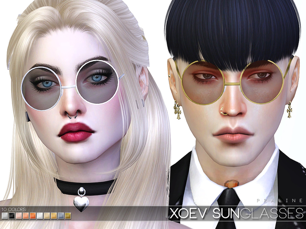 Sims 4 XOEV Sunglasses by Pralinesims at TSR
