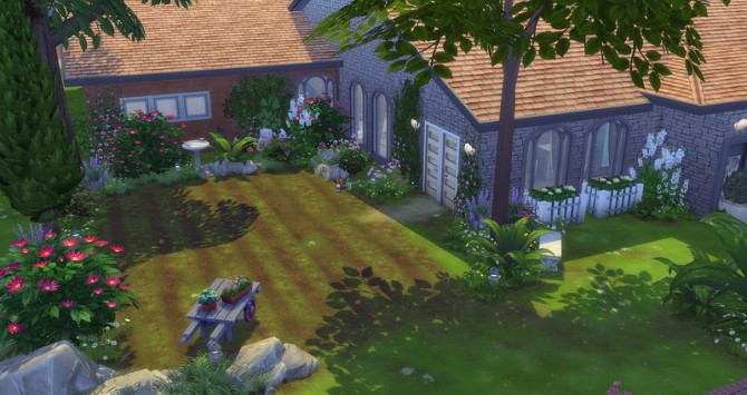 Sims 4 Cream house at Studio Sims Creation