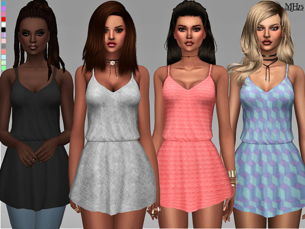 Sims 4 Baija Dress by Margeh 75 at TSR