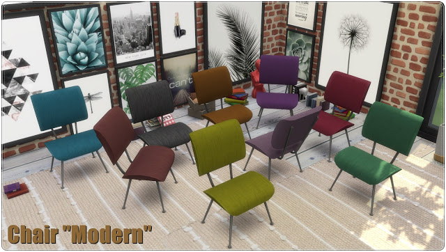 Sims 4 5 Different Chair TS3 to TS4 Conversion at Annett’s Sims 4 Welt