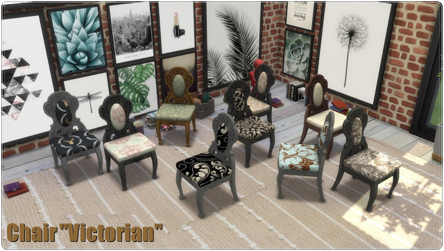 Sims 4 5 Different Chair TS3 to TS4 Conversion at Annett’s Sims 4 Welt
