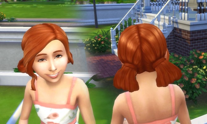 Sims 4 Triss Merigold Hairstyle for Girls at My Stuff
