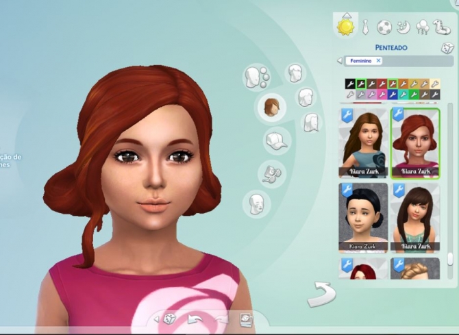 Triss Merigold Hairstyle for Girls at My Stuff » Sims 4 Updates