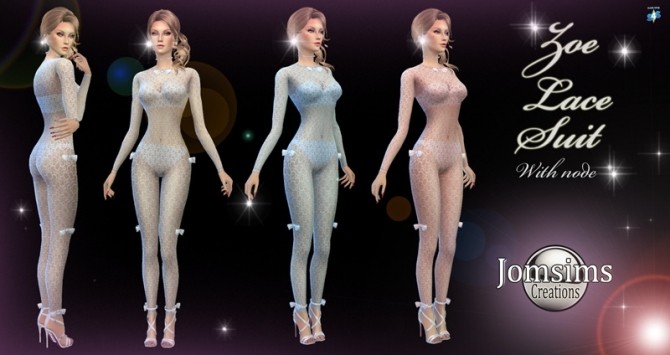 Sims 4 Zoe wedding and lace set at Jomsims Creations