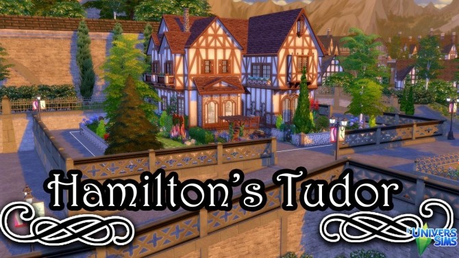Sims 4 Hamiltons Tudor house by Lyrasae93 at L’UniverSims