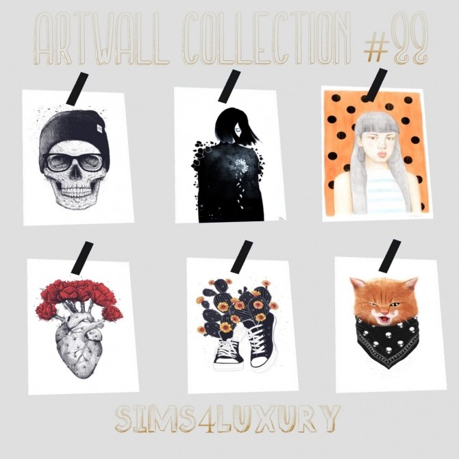 Sims 4 Artwall Collection #22 at Sims4 Luxury