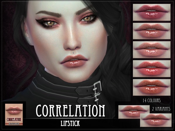 Sims 4 Correlation Lipstick by RemusSirion at TSR
