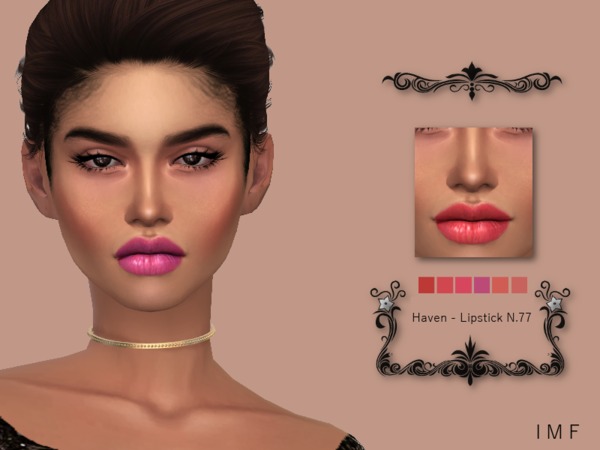 Sims 4 IMF Haven Lipstick N.77 by IzzieMcFire at TSR