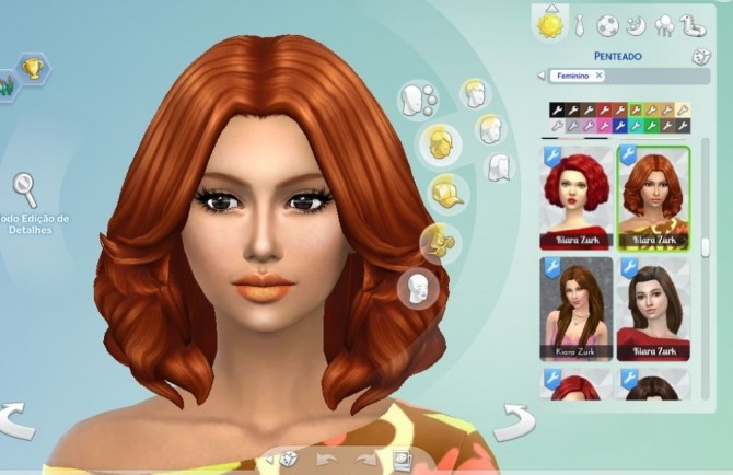 Sims 4 Felicia Hairstyle at My Stuff