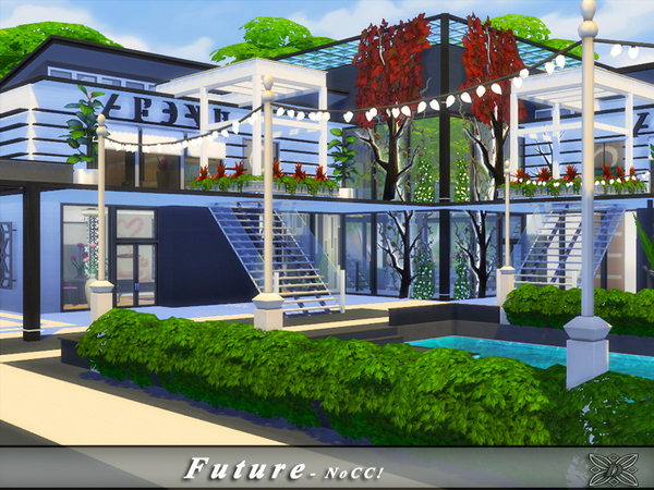 Sims 4 Future house by Danuta720 at TSR