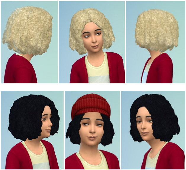Sims 4 Mega AfroCurls Kid at Birksches Sims Blog