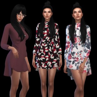 Lustforlife Dress at Leo Sims » Sims 4 Updates