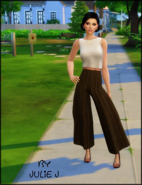 Sims 4 SLYD’s Noel Culottes Retextured by Julie J at Julietoon – Julie J