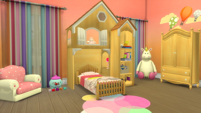 Sims 4 Fairytale Bedroom Set for Toddlers at Sanjana sims