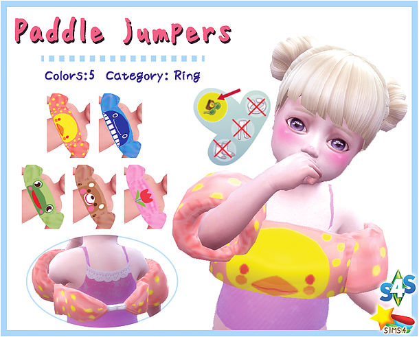 Sims 4 Paddle jumpers(Toddler) at A luckyday