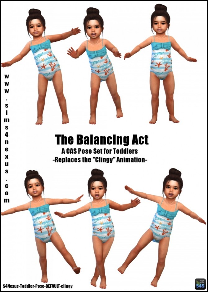 Sims 4 The Balancing Act poses by SamanthaGump at Sims 4 Nexus