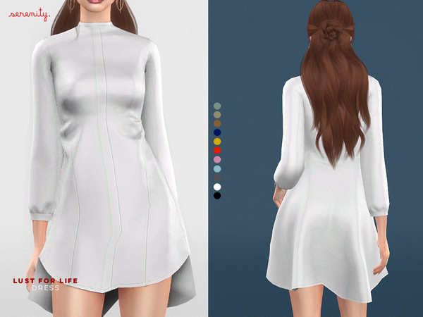 Sims 4 Lust for life dress by serenity cc at TSR