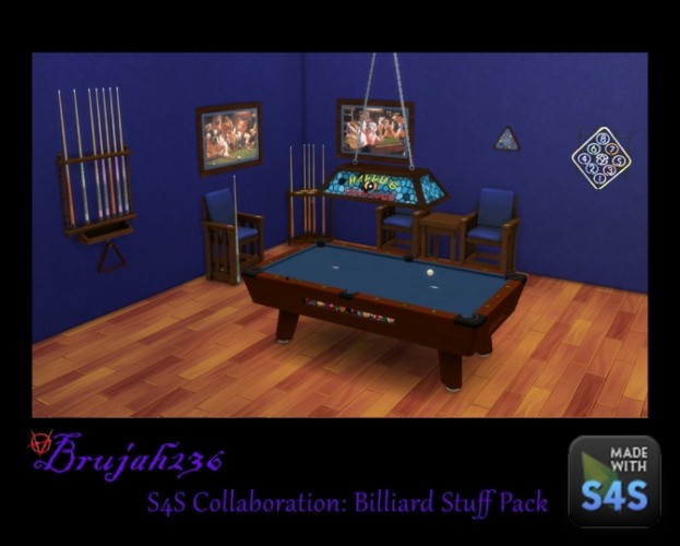 Billiard Stuff Collaboration at Sims 4 Studio » Sims 4 Updates