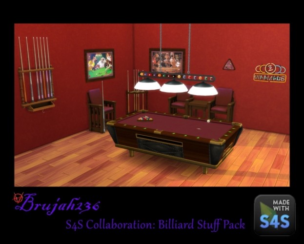 Billiard Stuff Collaboration at Sims 4 Studio » Sims 4 Updates