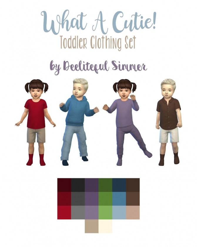 Sims 4 Toddler set at Deeliteful Simmer