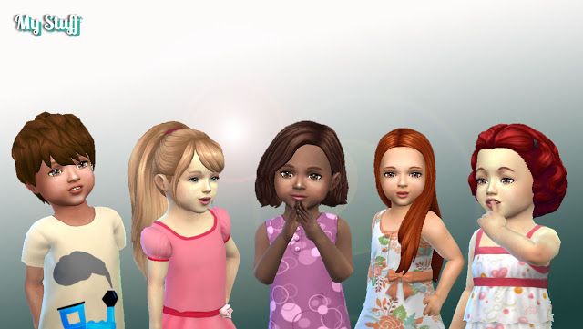 Sims 4 Toddlers Hair Pack 7 at My Stuff