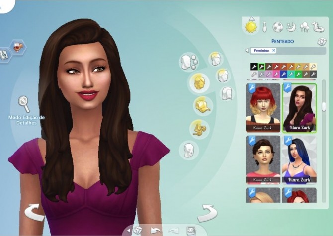 Sims 4 Francesca Hair at My Stuff