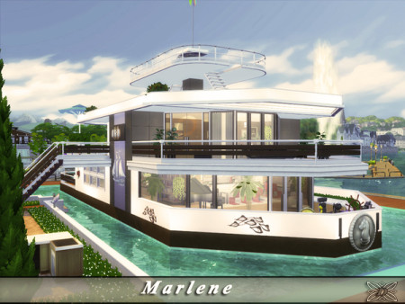 Marlene luxury yacht home by Danuta720 at TSR » Sims 4 Updates