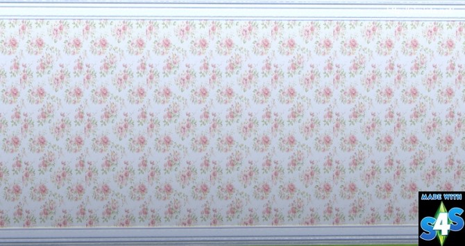 Sims 4 Floral Designs wallpaper at Simista