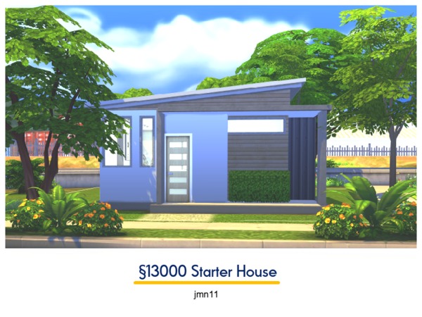 Sims 4 13000 Simoleons Starter House by jmn11 at TSR