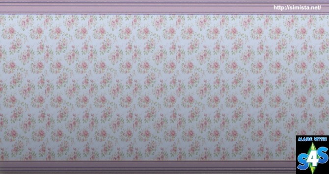 Sims 4 Floral Designs wallpaper at Simista