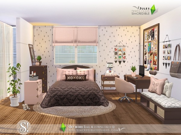 Jules bedroom by SIMcredible at TSR » Sims 4 Updates