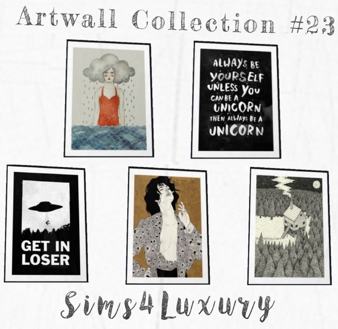 Sims 4 Artwall Collection #23 at Sims4 Luxury