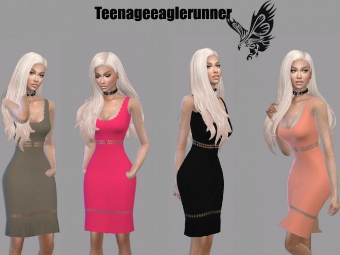 Sims 4 HL dress at Teenageeaglerunner