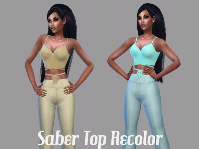Sims 4 Saber Top Recolor at Teenageeaglerunner