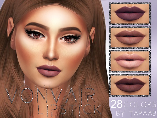 Sims 4 Vonvair Lipstick by taraab at TSR