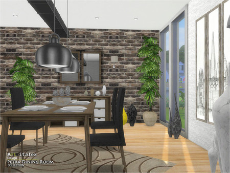 Petra Dining Room by ArtVitalex at TSR » Sims 4 Updates