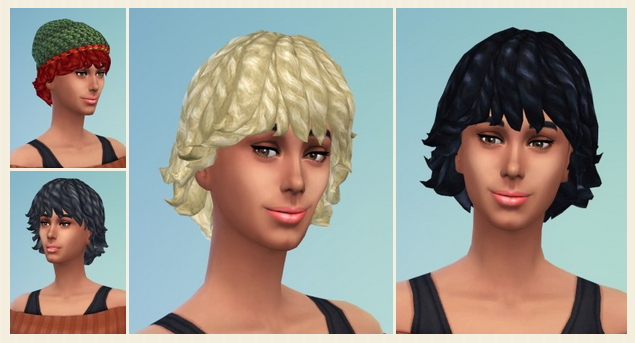 Sims 4 DreadBob Hair Females at Birksches Sims Blog