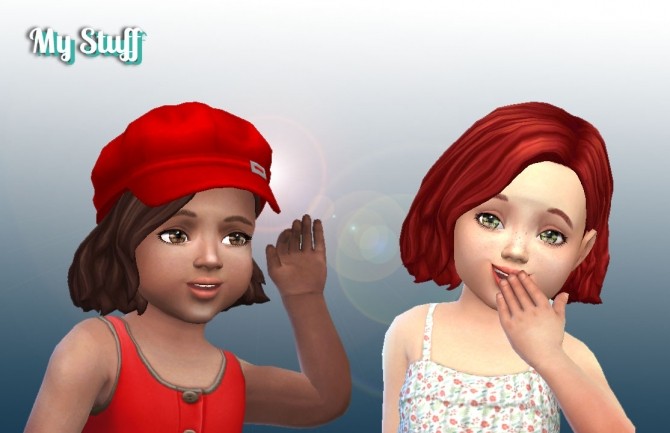 Sims 4 Amalia Hair for Toddlers at My Stuff