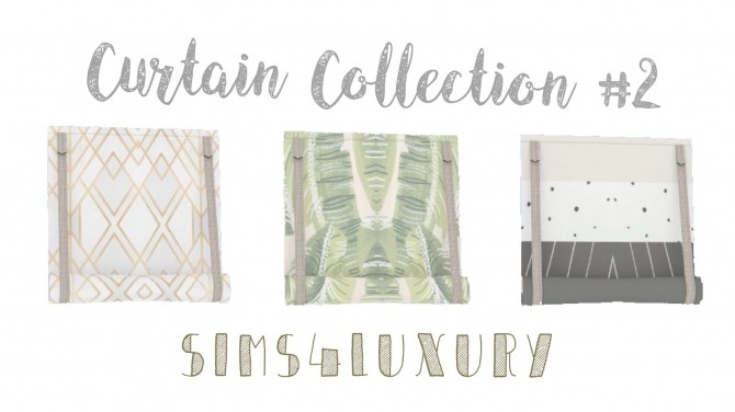 Sims 4 Curtain Collection #2 at Sims4 Luxury