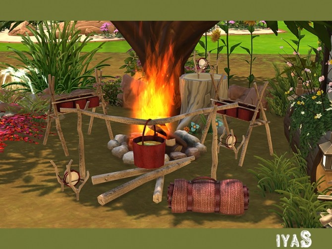 Sims 4 Camping set at Soloriya