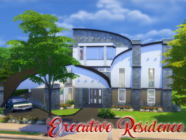 Sims 4 Executive Residence by ElaaraWylder at TSR